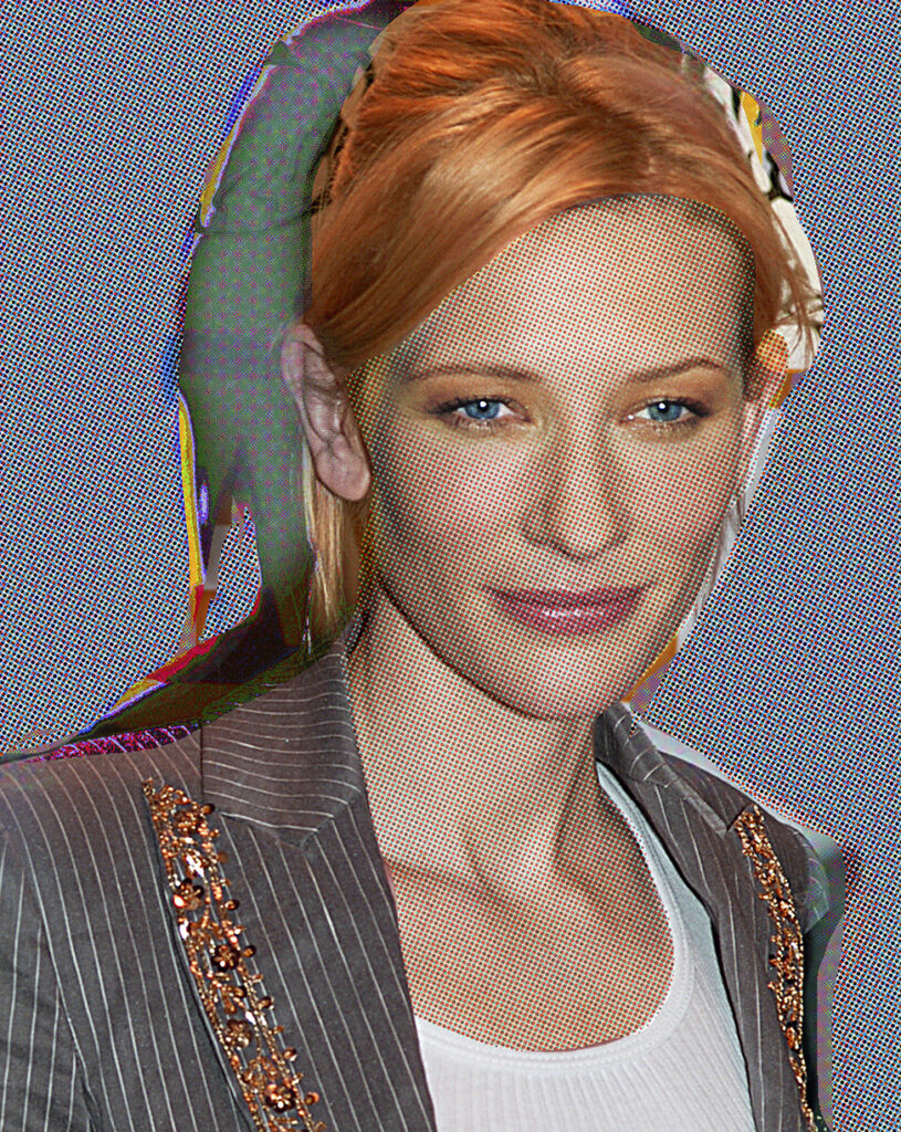 Cate Blanchett Celebrity art #silkscreen DanielAlvarado best art decor #photography Art