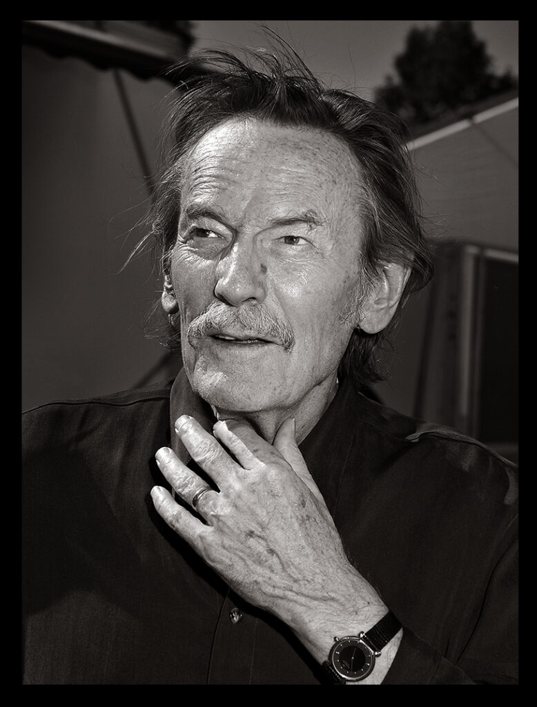 Gordon Lightfoot backstage at the Live 8 Canada concert at Molson Park in Barrie, Ontario - photo by Daniel Alvarado